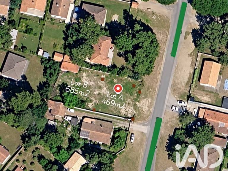 Vente Terrain à bâtir 469 m&sup2; — photo 1