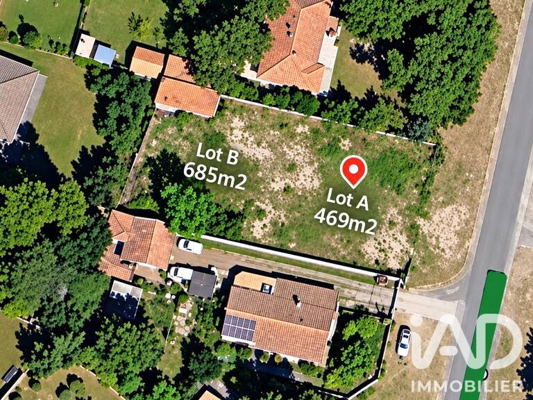 Vente Terrain à bâtir 469 m&sup2; — photo 1
