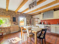 NORD LYON,BEAUJOLAIS PIERRES DOREES,MAISON DE HAMEAU, 110 m2 hab,4 chambres, jardin, vue — photo 2