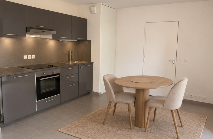 Aix Quartier Beauvalle proche facultés - Appartement meublé de 1 pièce avec terrasse et parking — photo 2