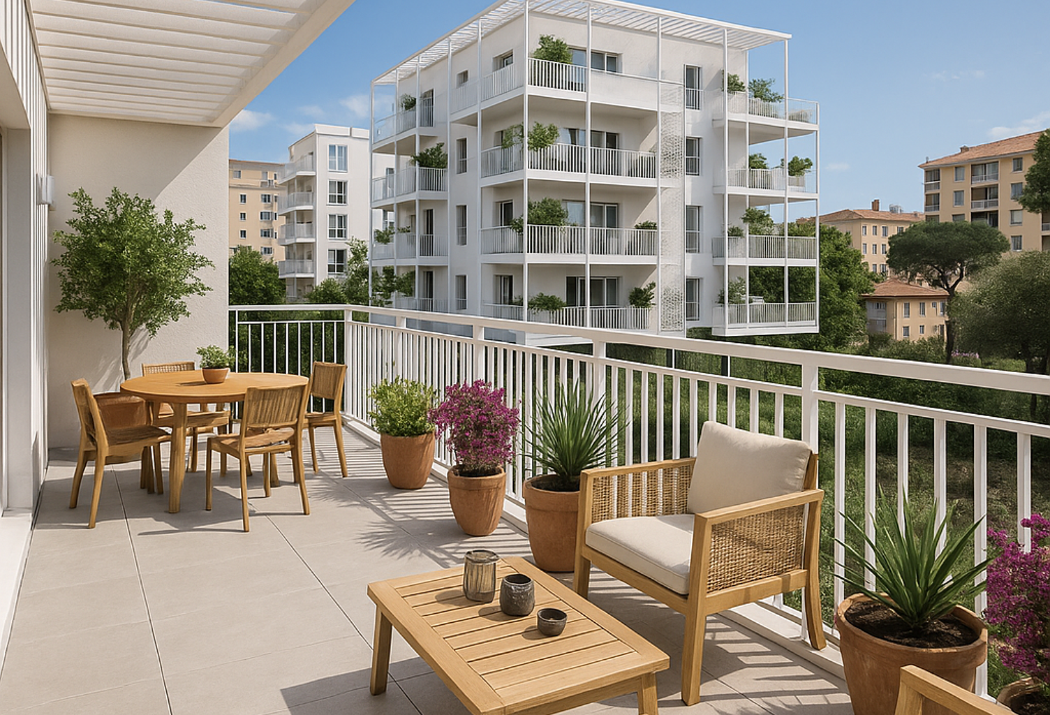 CONFORT FAMILIAL & ESPACE : SUPERBE T3 NEUF AVEC SÉJOUR XXL ET LOGGIA — photo 1