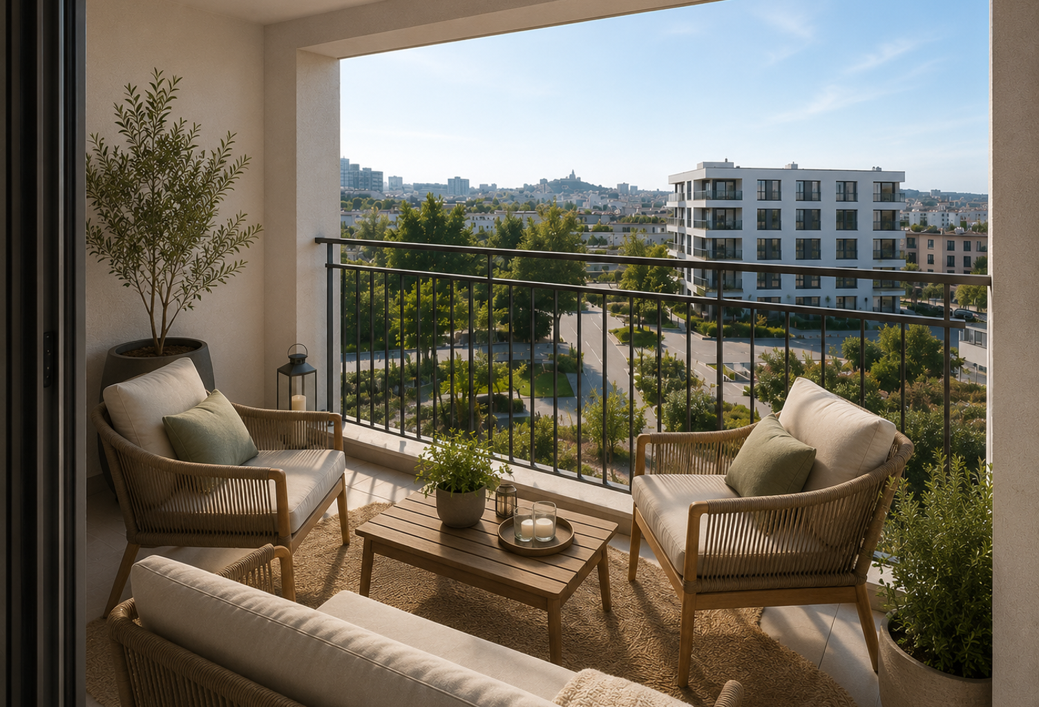 DERNIER ETAGE - STUDIO LUMINEUX PROCHE DU METRO — photo 1