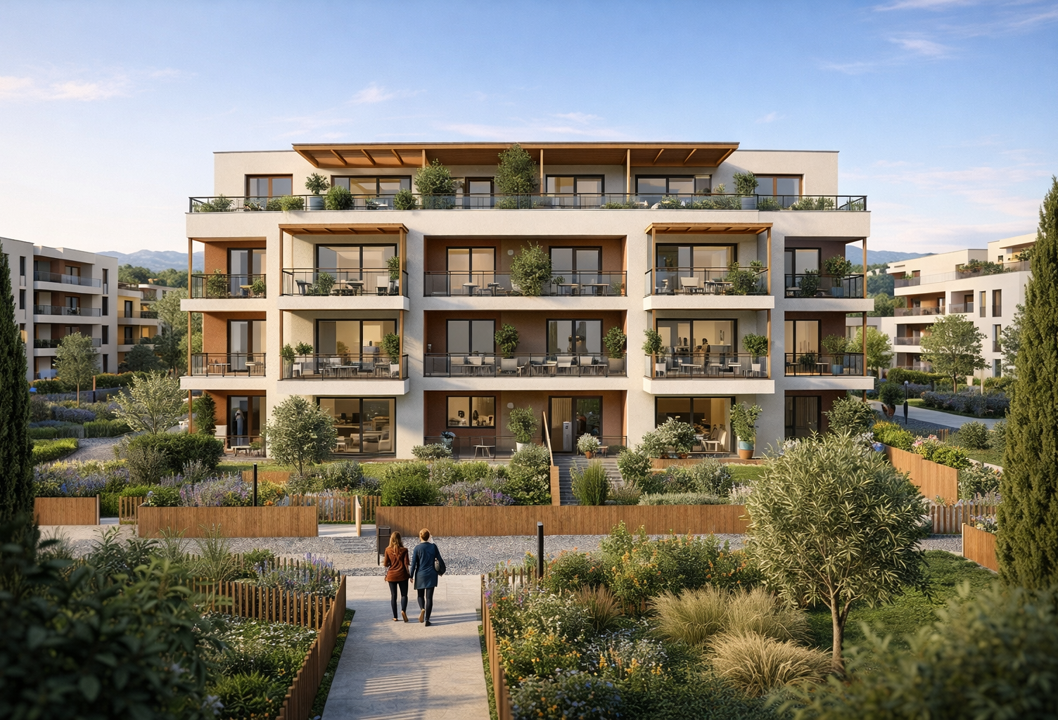 -DERNIER ÉTAGE – SUPERBE T4 FAMILIAL DE 75 M² AVEC TERRASSE, 3 CHAMBRES, VOLUMES GÉNÉREUX ET CALME A — photo 1