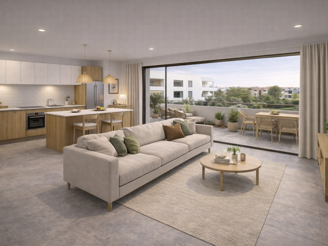 MARSEILLE 10E - T3 DE 80M² AVEC LOGGIA GÉNÉREUSE - TVA 5,5% — photo du bien