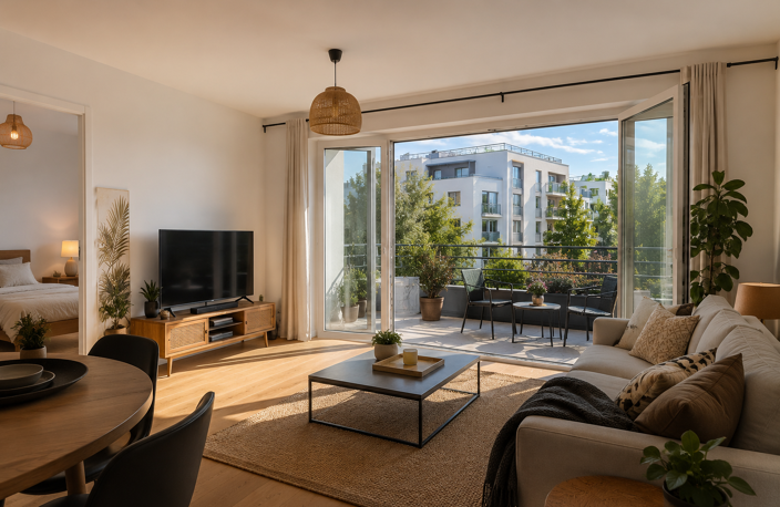MARSEILLE 14E – T2 NEUF LUMINEUX AVEC TERRASSE : UNE OPPORTUNITÉ À SAISIR — photo 2