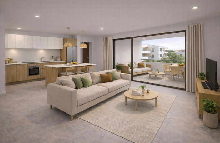 SPACIEUX T3 TRAVERSANT AVEC SA MAGNIFIQUE LOGGIA ! — photo 2