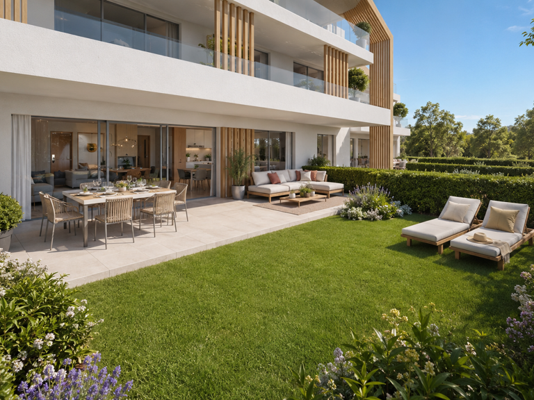 SUCCÈS COMMERCIAL ! MAGNIFIQUE T3 REZ DE JARDIN AU COEUR DU BAGUIER ! — photo 1