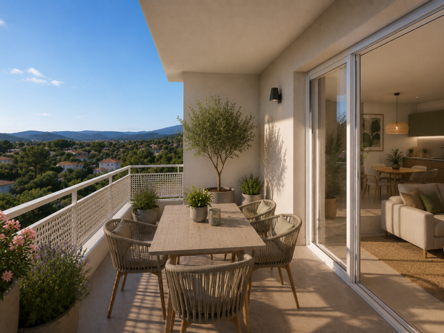 UN T3 MODERNE AVEC EXTÉRIEUR DANS UN CADRE PRIVILÉGIÉ ! — photo du bien