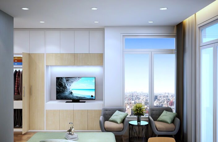 --VUE MER 17EME ETAGE- T3 D'EXCEPTION AVEC EXTERIEUR — photo 3