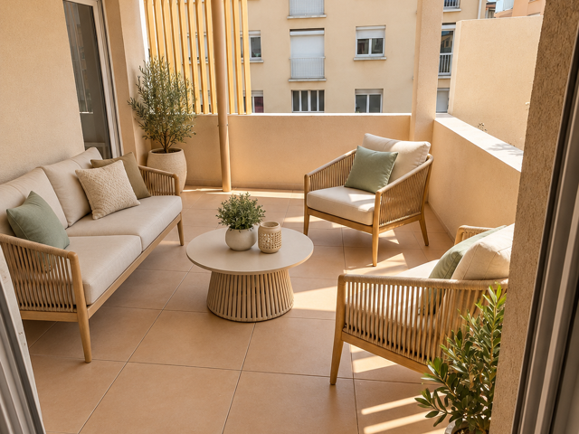 T3 LUMINEUX AVEC GRAND BALCON À BÉZIERS — photo du bien