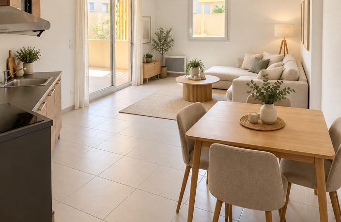 T3 LUMINEUX AVEC GRAND BALCON À BÉZIERS — photo 2