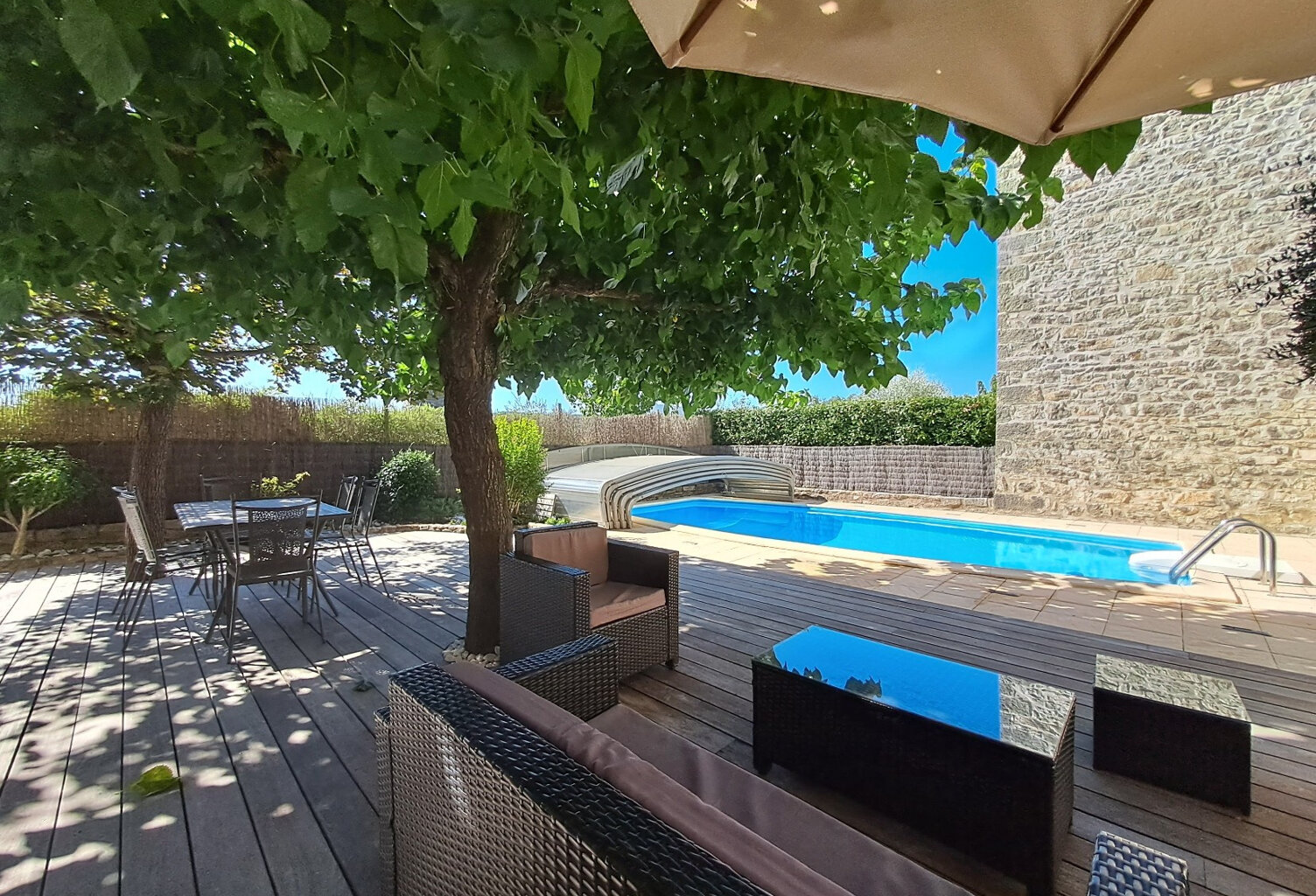 Magnifique maison en pierre avec piscine en Ardèche — photo 1
