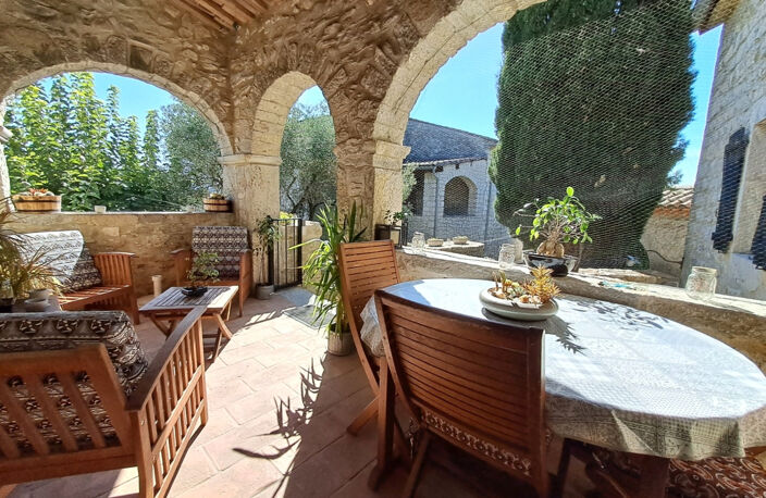 Magnifique maison en pierre avec piscine en Ardèche — photo 2