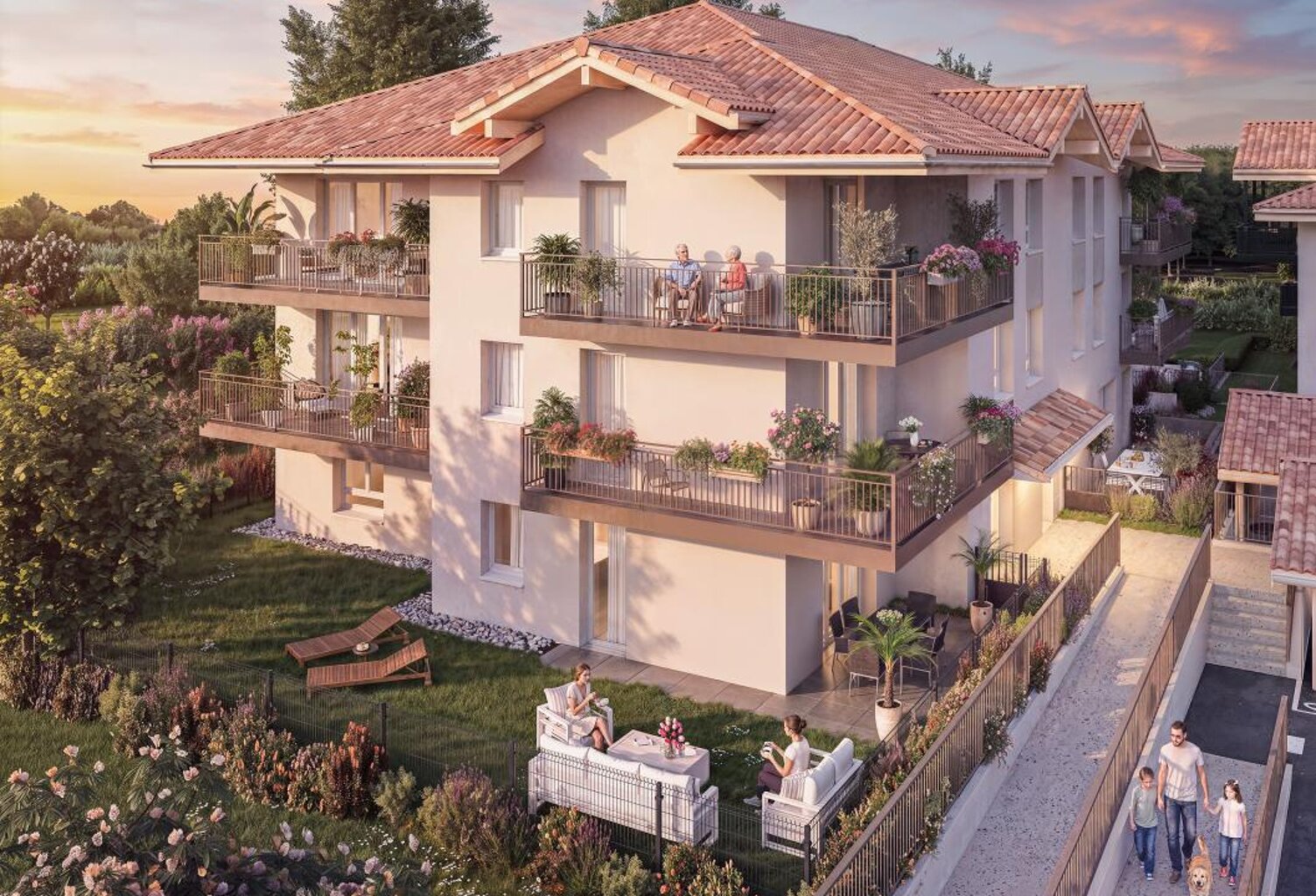 Vente programme neuf T2, T3, T4 51 à 88 m² Cervens (74550) — photo 1