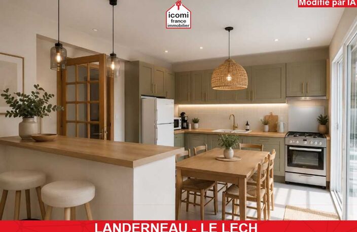 FINISTERE - Landerneau (29800) - A VENDRE - MAISON DE 134M² - 5 CHAMBRES -  SOUS-SOL COMPLET - GARAGE - JARDIN CLOS DE 1100 M² - DPE C — photo 4