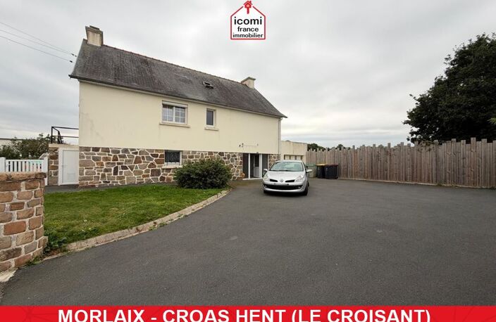 FINISTERE - Morlaix (29600) - A VENDRE - MAISON 90M2 HABITABLE - 149 M2 SURFACE UTILE - 4 CHAMBRES - GRAND GARAGE - SOUS-SOL EXPLOITABLE - 1100 M2 DE TERRAIN CLOTURE- EXCELLENTE ISOLATION - — photo 5