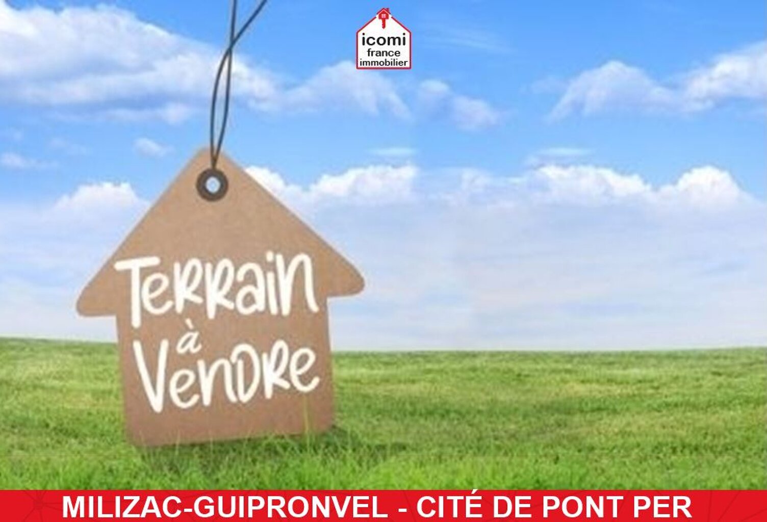 FINISTERE - MILIZAC-GUIPRONVEL (29290) - A VENDRE - TERRAIN VIABILISE DE 291M² LIBRE DE CONSTRUCTEUR AVEC PERMIS DE CONSTRUIRE ACCEPTE POUR 1 MAISON INDIVIDUELLE — photo 1