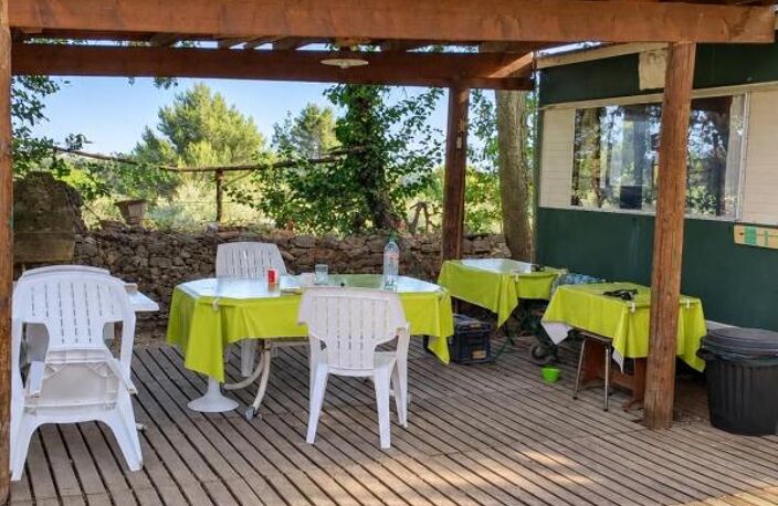 Terrain agricole viabilsé avec mobil home — photo 2