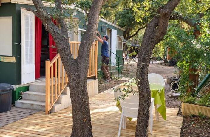 Terrain agricole viabilsé avec mobil home — photo 3