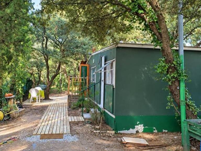 Terrain agricole viabilsé avec mobil home — photo 1