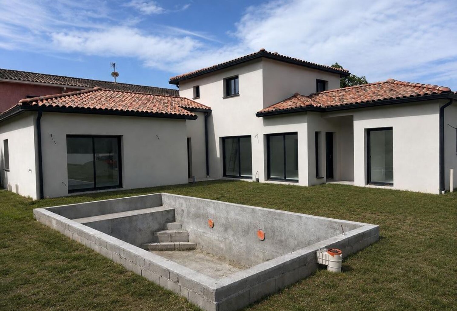 Maison contemporaine récente de 150m2 avec piscine - Pompertuzat — photo 1