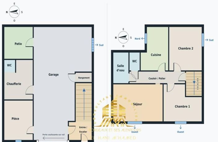 Maison de ville développant environ 107 m² au total sur deux niveaux, dont 63 m² habitables à l’étage — photo 4