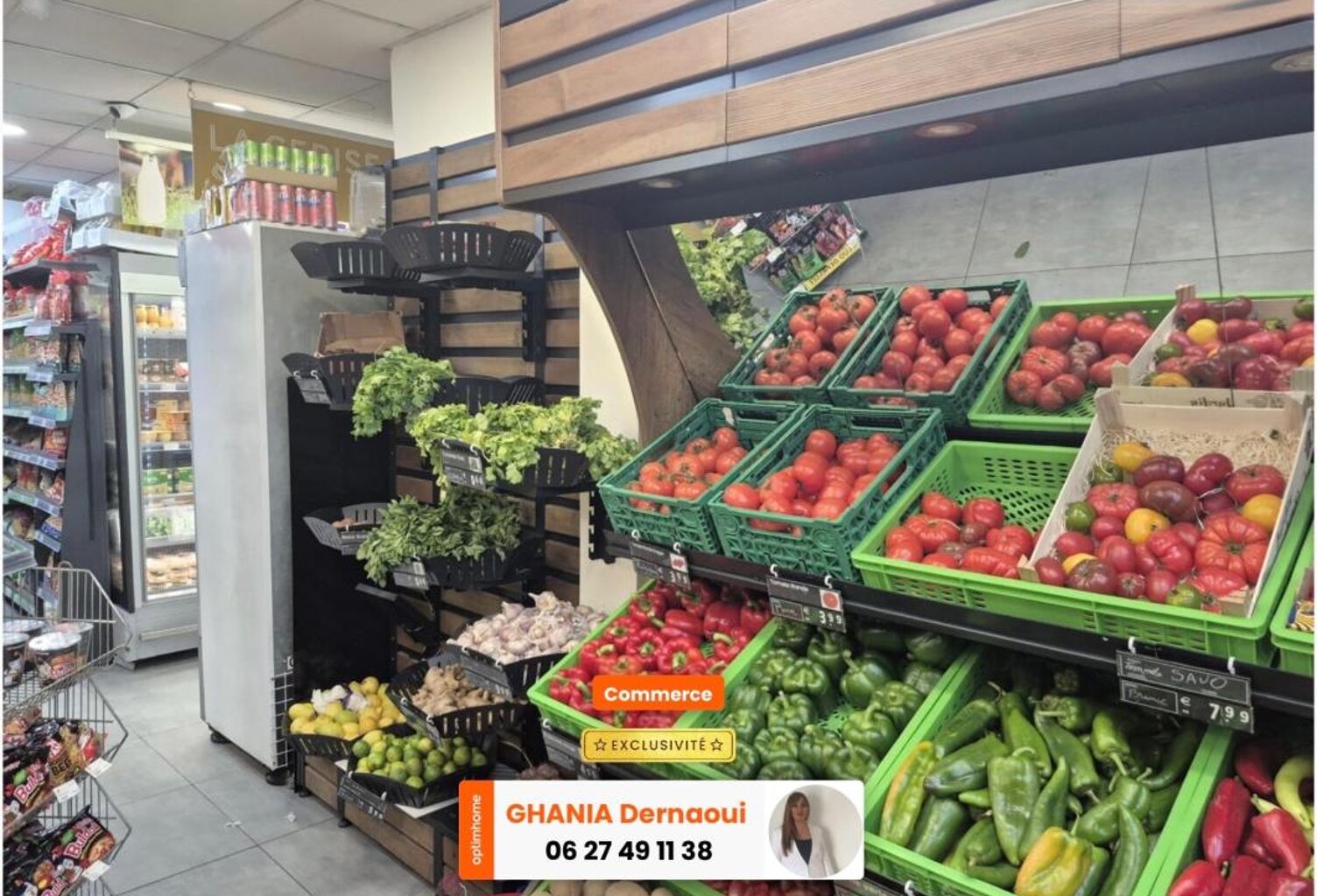 Fonds de commerce à vendre  COMMERCE ALIMENTATION / BOUCHERIE / SUPÉRETTE – 208 M² – 1,5 M€ DE CA NOISY LE SEC (93) — photo 1