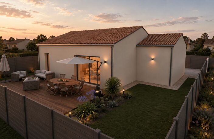 Projet de construction d'une maison 80.07 m² avec terrain à MARINGUES (63) — photo 2