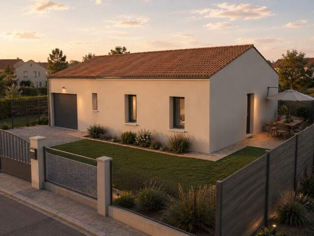 Projet de construction d'une maison 80.07 m² avec terrain à PARDINES (63) — photo du bien