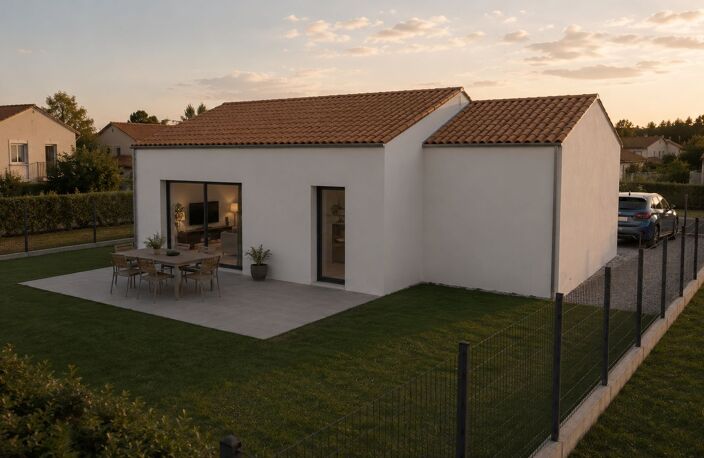 Projet de construction d'une maison 49.47 m² avec terrain à LEZOUX (63) — photo 2