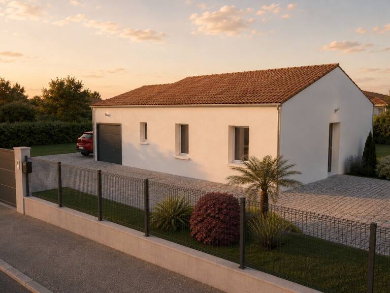 Projet de construction d'une maison 89.33 m² avec terrain à LEZOUX (63) — photo 1