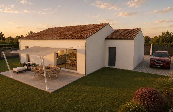 Projet de construction d'une maison 89.33 m² avec terrain à MARINGUES (63) — photo 2