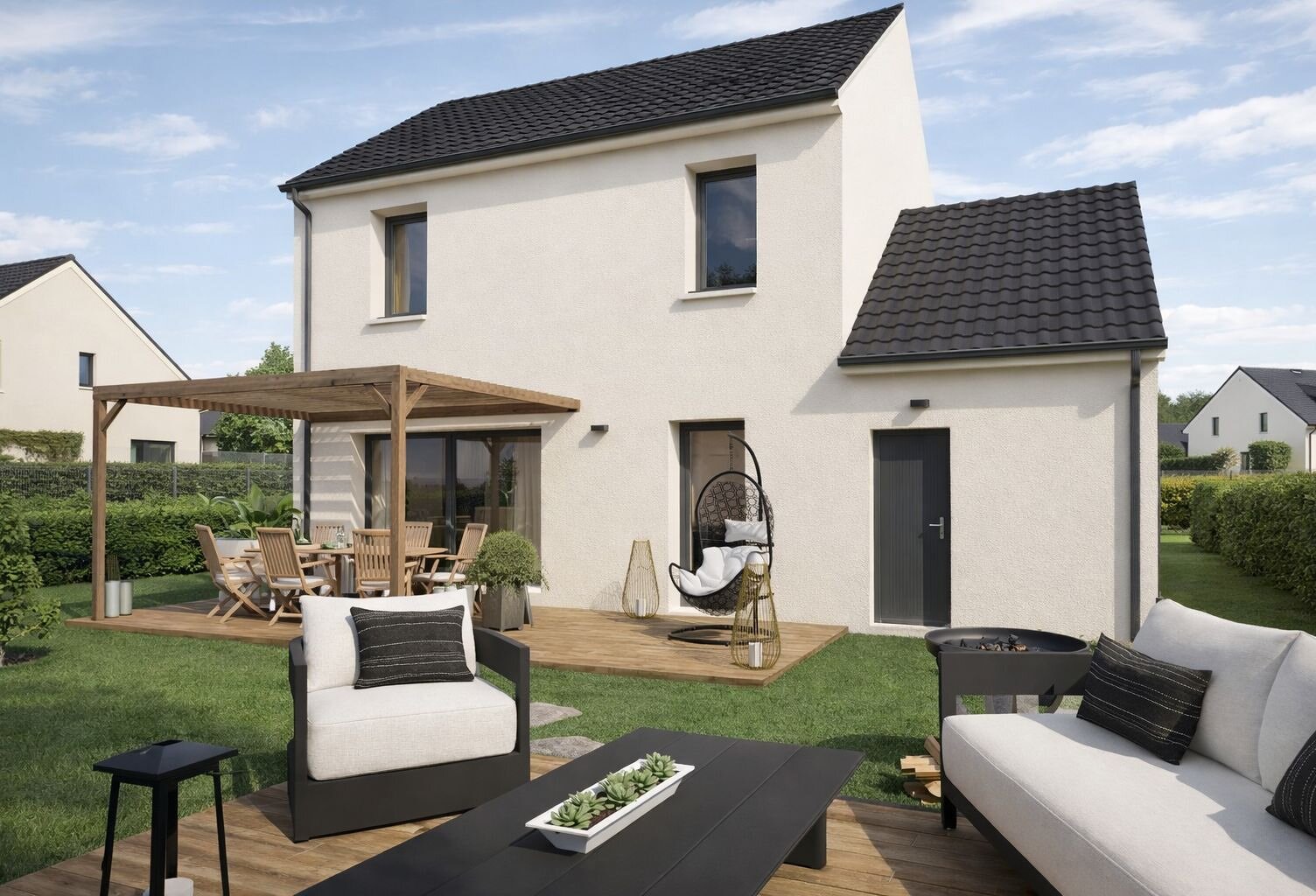 Projet de construction d'une maison 92.62 m² avec terrain à MOZAC (63) — photo 1