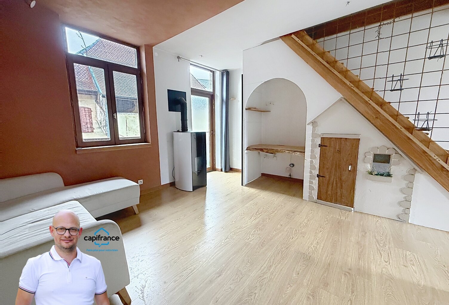 AOSTE – CENTRE-VILLE – T2 DUPLEX + PLATEAU À AMÉNAGER — photo 1