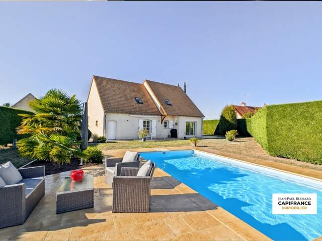 SAINT MARCEL (71) Belle Villa de caractère de 149 m² 4 chambres  garage piscine terrain de 1601 m² ! — photo du bien
