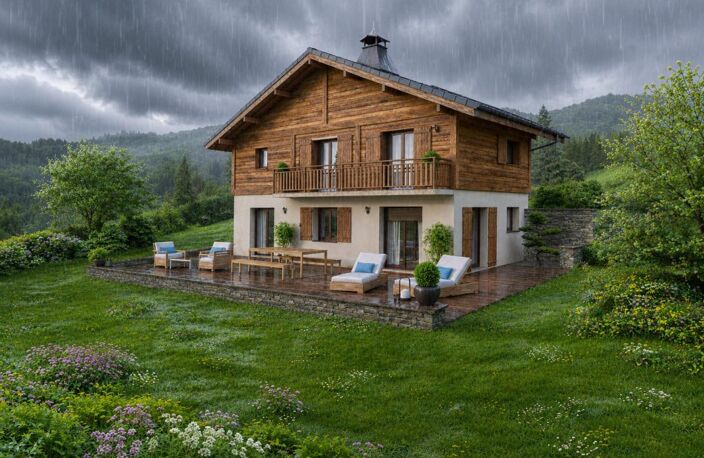 Petit Hameau de Montagne à Sallanches-Panoramique sur les Aravis — photo 3