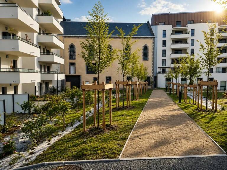 Clermont-Ferrand, Allées Blatin – T1 récent terrasse et jardin — photo 1
