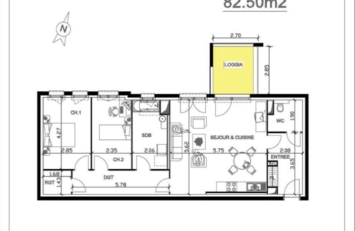 Appartement de standing T3,2ch à Lexy — photo 4