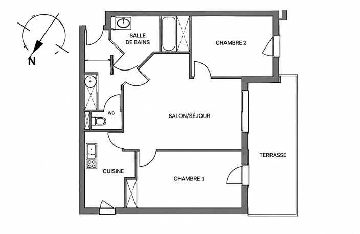 Appartement 3 pièces à vendre à Aubenas — photo 2
