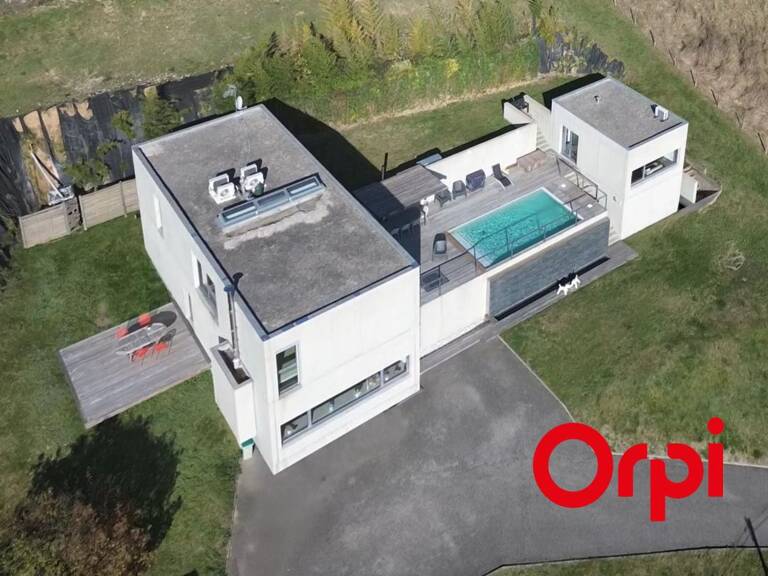RUY : Maison d’architecte avec vue panoramique et piscine — photo 1