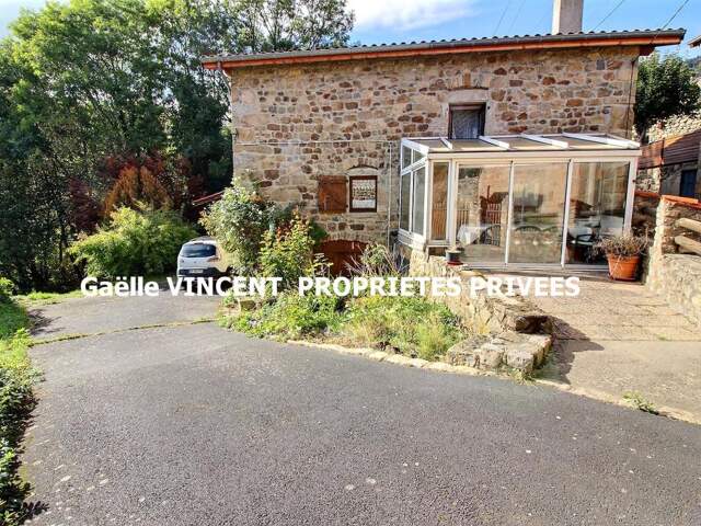 Thelis La Combe 42220 maison pierre 80m² habitables 2 chambres CARPORT sur 1500m² de terrain — photo du bien