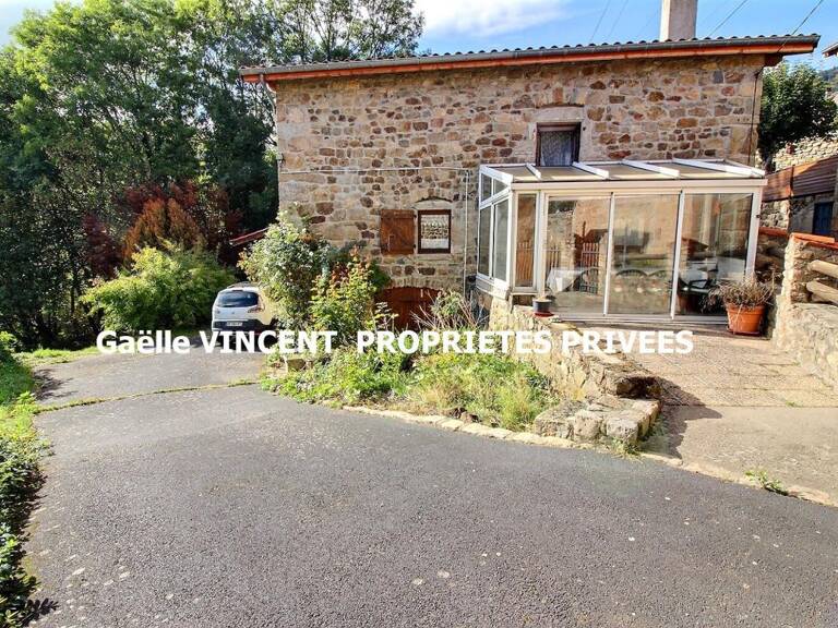 Thelis La Combe 42220 maison pierre 80m² habitables 2 chambres CARPORT sur 1500m² de terrain — photo 1