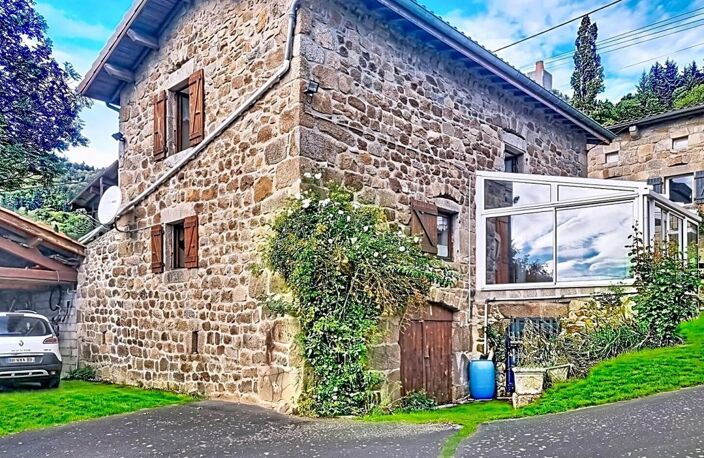 Thelis La Combe 42220 maison pierre 80m² habitables 2 chambres CARPORT sur 1500m² de terrain — photo 3