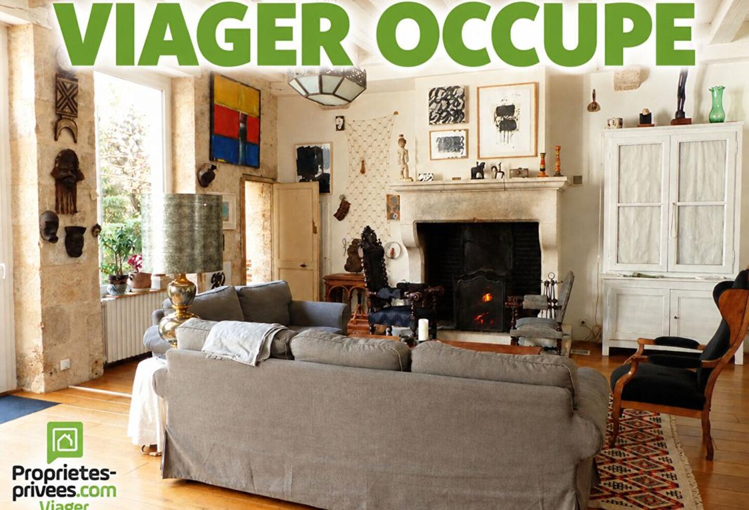 VIAGER OCCUPÉ MAISON D'ARTISTE CHATILLON SUR LOIRE — photo 1