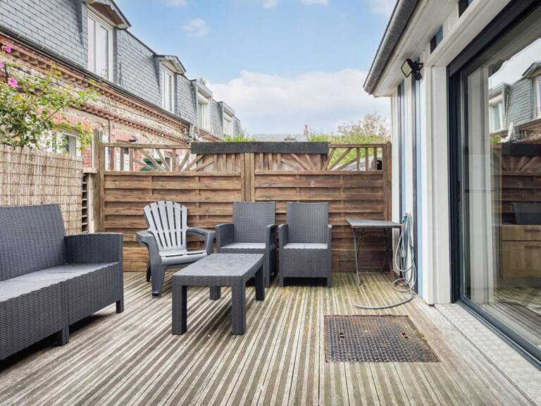 Yportaise avec plage et commerces à pied/aucun travaux/meublé/terrasse — photo 1