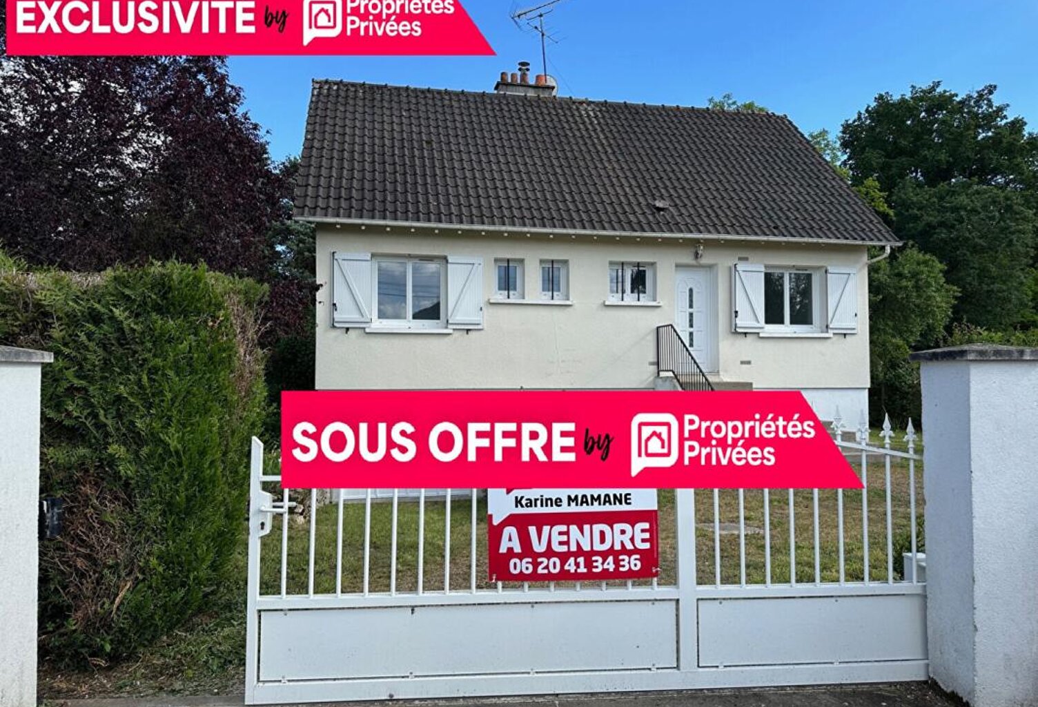 A VENDRE PAVILLON PROCHE VILLEMANDEUR et MONTARGIS - 1h de PARIS Gare de BERCY - MAISON 6 PIECES 110 m2 + SOUS-SOL TOTAL, TERRAIN 907 m2 — photo 1