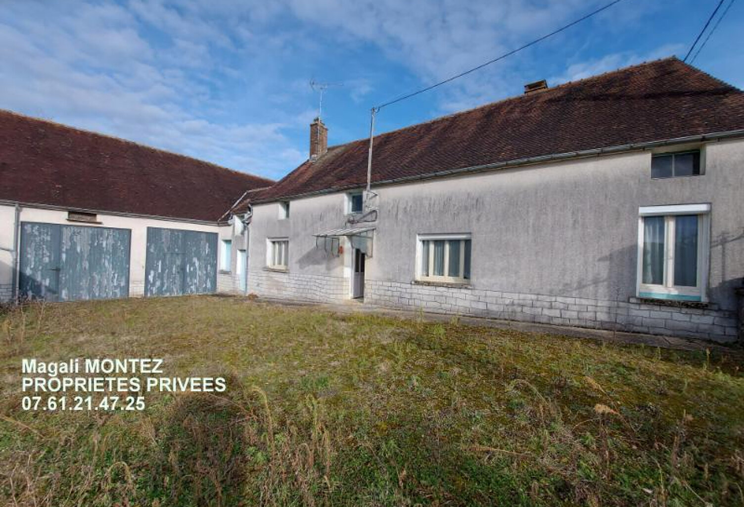 FERMETTE  de plain-pieds 100 m2 et 8000M m2DE TERRAIN - PRUSY 10 — photo 1