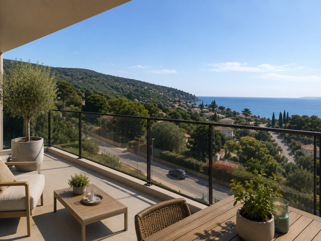 * - SUPERBE VUE MER - SPACIEUX T3 AVEC TERRASSE — photo du bien