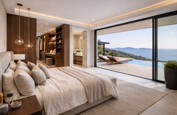 * INCROYABLE VUE SUR LA BAIE DU RAYOL - VILLA T5 AVEC PISCINE A DEBORDEMENT — photo 3