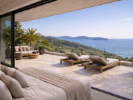 * INCROYABLE VUE SUR LA BAIE DU RAYOL - VILLA T5 AVEC PISCINE A DEBORDEMENT — photo 4